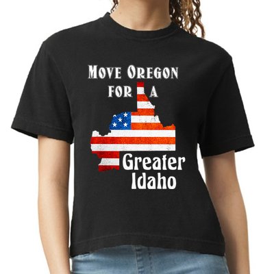 Move Oregon For A Greater Idaho Comfort Colors Boxy T-Shirt