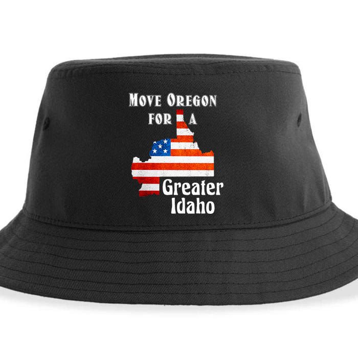 Move Oregon For A Greater Idaho Sustainable Bucket Hat