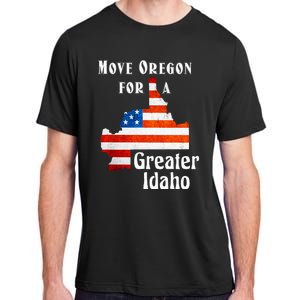 Move Oregon For A Greater Idaho Adult ChromaSoft Performance T-Shirt