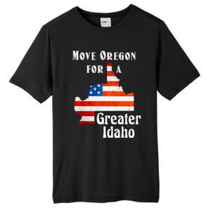 Move Oregon For A Greater Idaho Tall Fusion ChromaSoft Performance T-Shirt