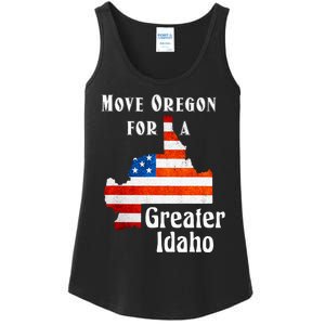 Move Oregon For A Greater Idaho Ladies Essential Tank