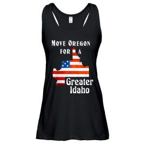 Move Oregon For A Greater Idaho Ladies Essential Flowy Tank