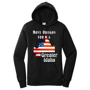 Move Oregon For A Greater Idaho Women's Pullover Hoodie