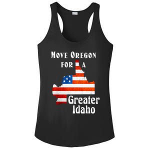 Move Oregon For A Greater Idaho Ladies PosiCharge Competitor Racerback Tank