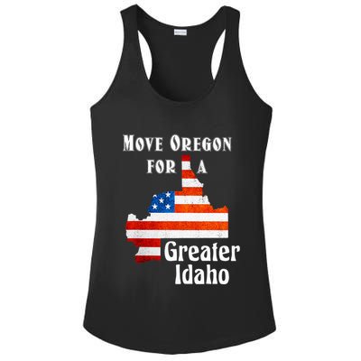 Move Oregon For A Greater Idaho Ladies PosiCharge Competitor Racerback Tank
