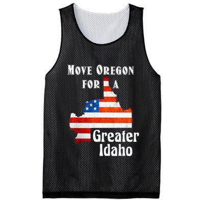 Move Oregon For A Greater Idaho Mesh Reversible Basketball Jersey Tank