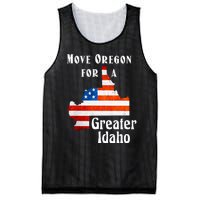 Move Oregon For A Greater Idaho Mesh Reversible Basketball Jersey Tank