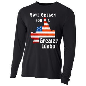 Move Oregon For A Greater Idaho Cooling Performance Long Sleeve Crew