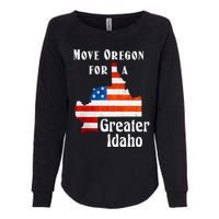 Move Oregon For A Greater Idaho Womens California Wash Sweatshirt