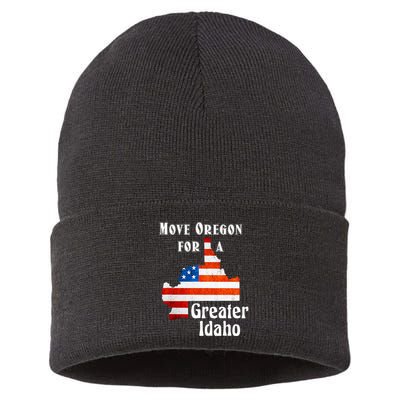 Move Oregon For A Greater Idaho Sustainable Knit Beanie