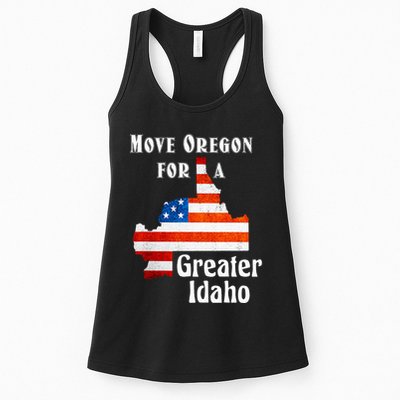 Move Oregon For A Greater Idaho Womens Tank Top