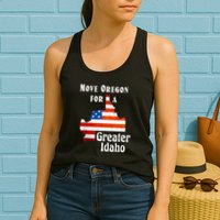 Move Oregon For A Greater Idaho Womens Tank Top