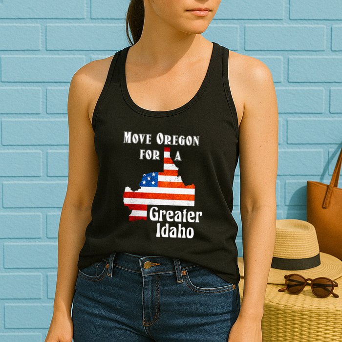 Move Oregon For A Greater Idaho Womens Tank Top