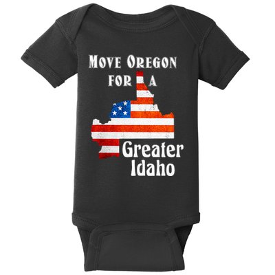 Move Oregon For A Greater Idaho Baby Bodysuit