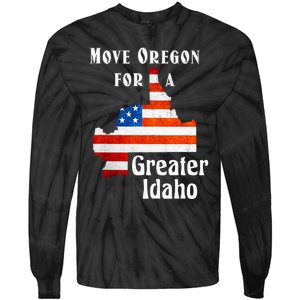 Move Oregon For A Greater Idaho Tie-Dye Long Sleeve Shirt