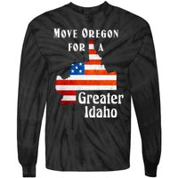 Move Oregon For A Greater Idaho Tie-Dye Long Sleeve Shirt