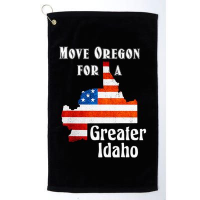 Move Oregon For A Greater Idaho Golf Towel