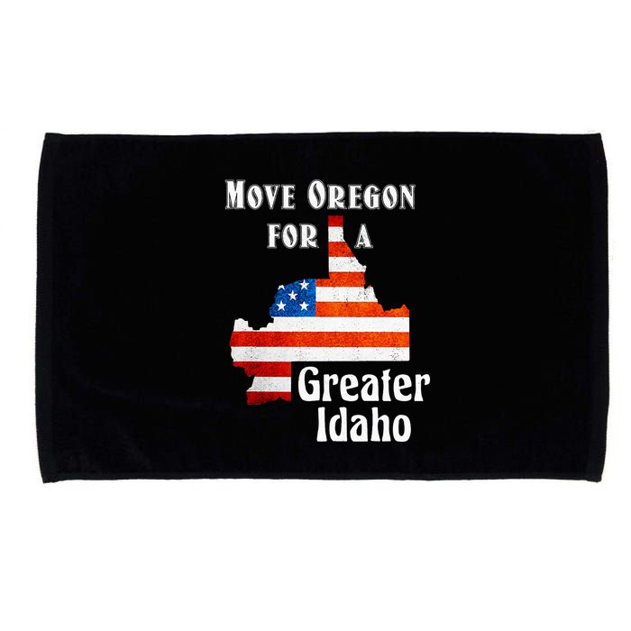 Move Oregon For A Greater Idaho Microfiber Hand Towel