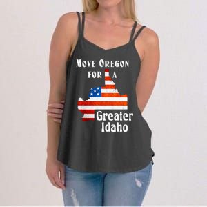 Move Oregon For A Greater Idaho Women's Strappy Tank