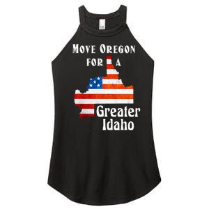 Move Oregon For A Greater Idaho Women's Perfect Tri Rocker Tank