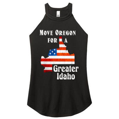 Move Oregon For A Greater Idaho Women's Perfect Tri Rocker Tank