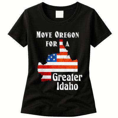 Move Oregon For A Greater Idaho Womens T-Shirt