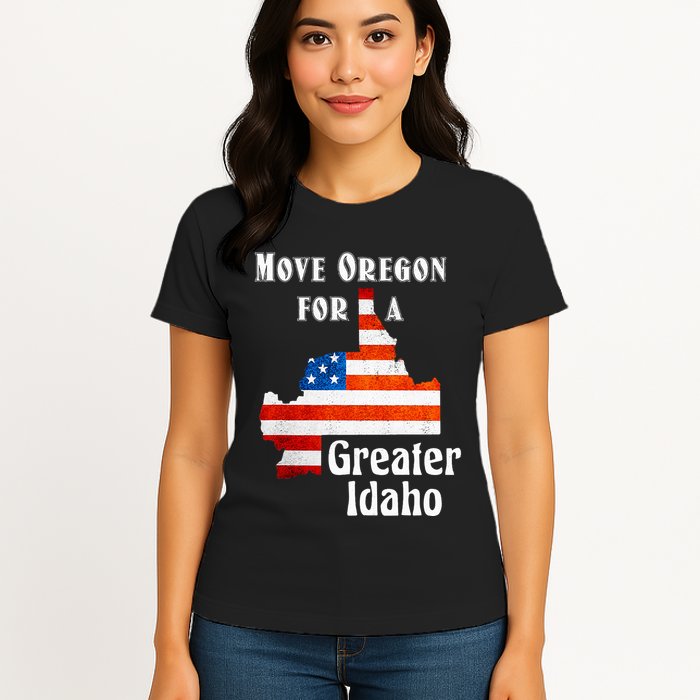 Move Oregon For A Greater Idaho Womens T-Shirt