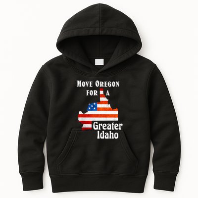 Move Oregon For A Greater Idaho Kids Hoodie