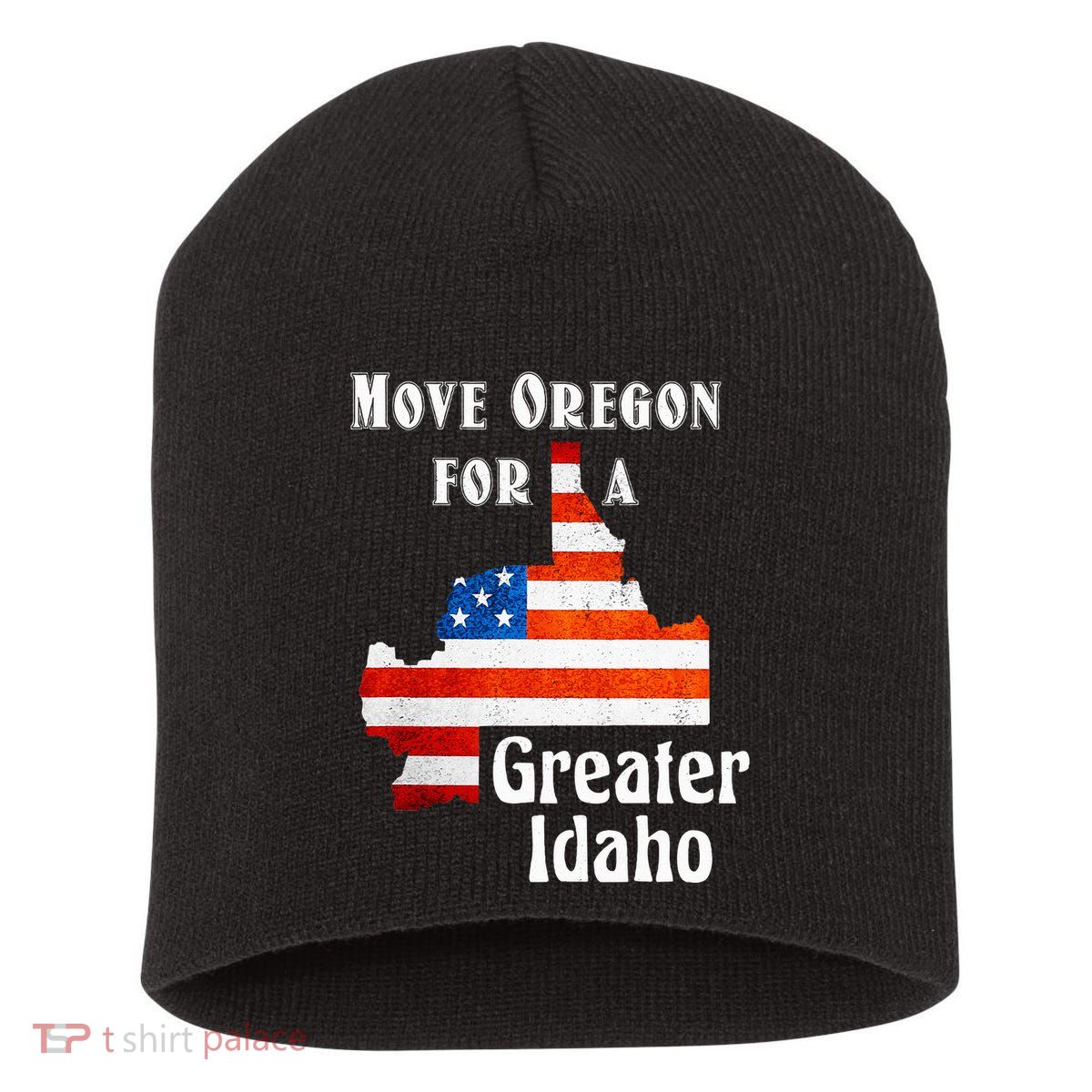 Move Oregon For A Greater Idaho Short Acrylic Beanie