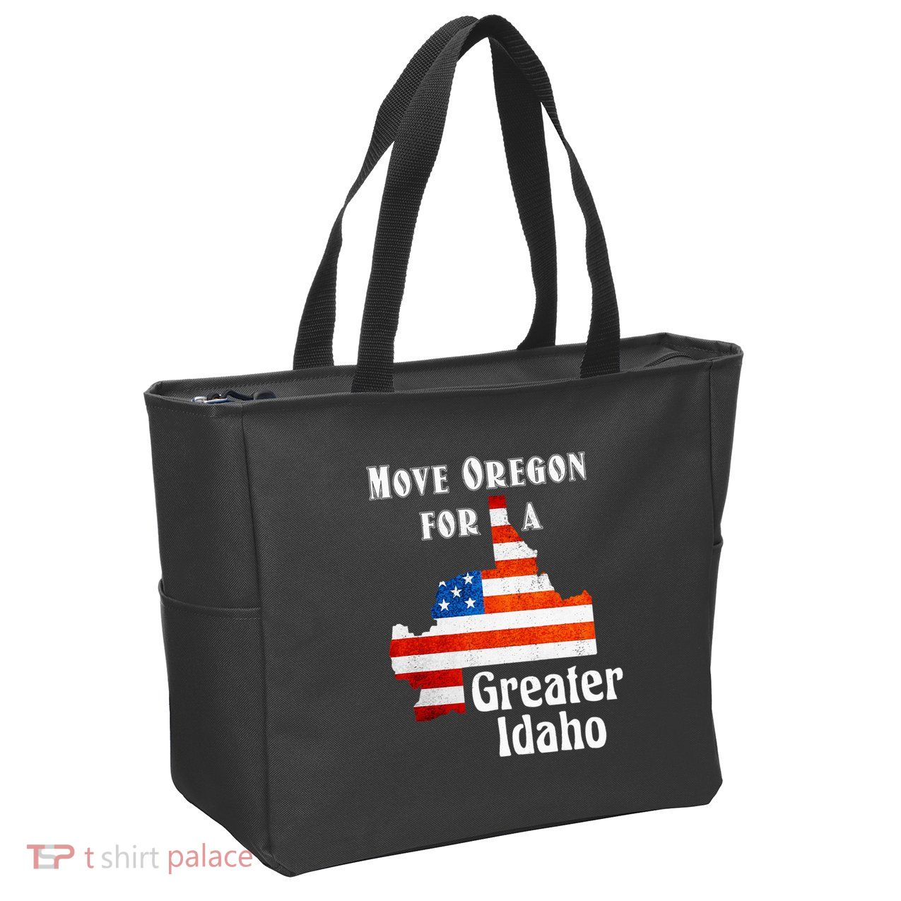 Move Oregon For A Greater Idaho Zip Tote Bag