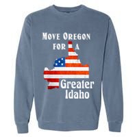 Move Oregon For A Greater Idaho Garment-Dyed Sweatshirt