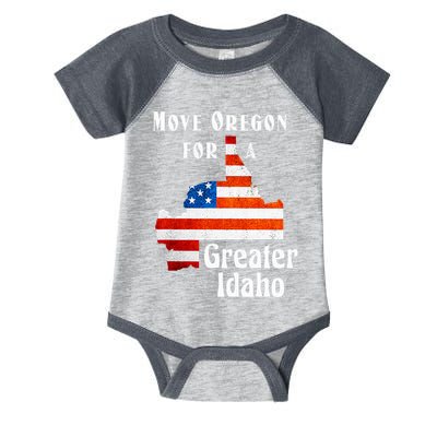 Move Oregon For A Greater Idaho Infant Baby Jersey Bodysuit