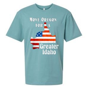 Move Oregon For A Greater Idaho Sueded Cloud Jersey T-Shirt