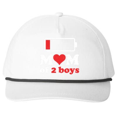 Mom Of From Son To Mom Quote Mothers Day Birthday Fun Snapback Five-Panel Rope Hat