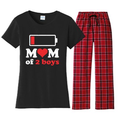 Mom Of From Son To Mom Quote Mothers Day Birthday Fun Women's Flannel Pajama Set