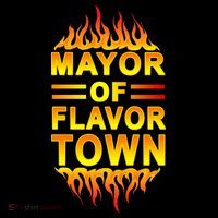 Mayor Of Flavor Town Drawstring Bag