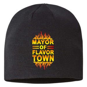 Mayor Of Flavor Town Sustainable Beanie