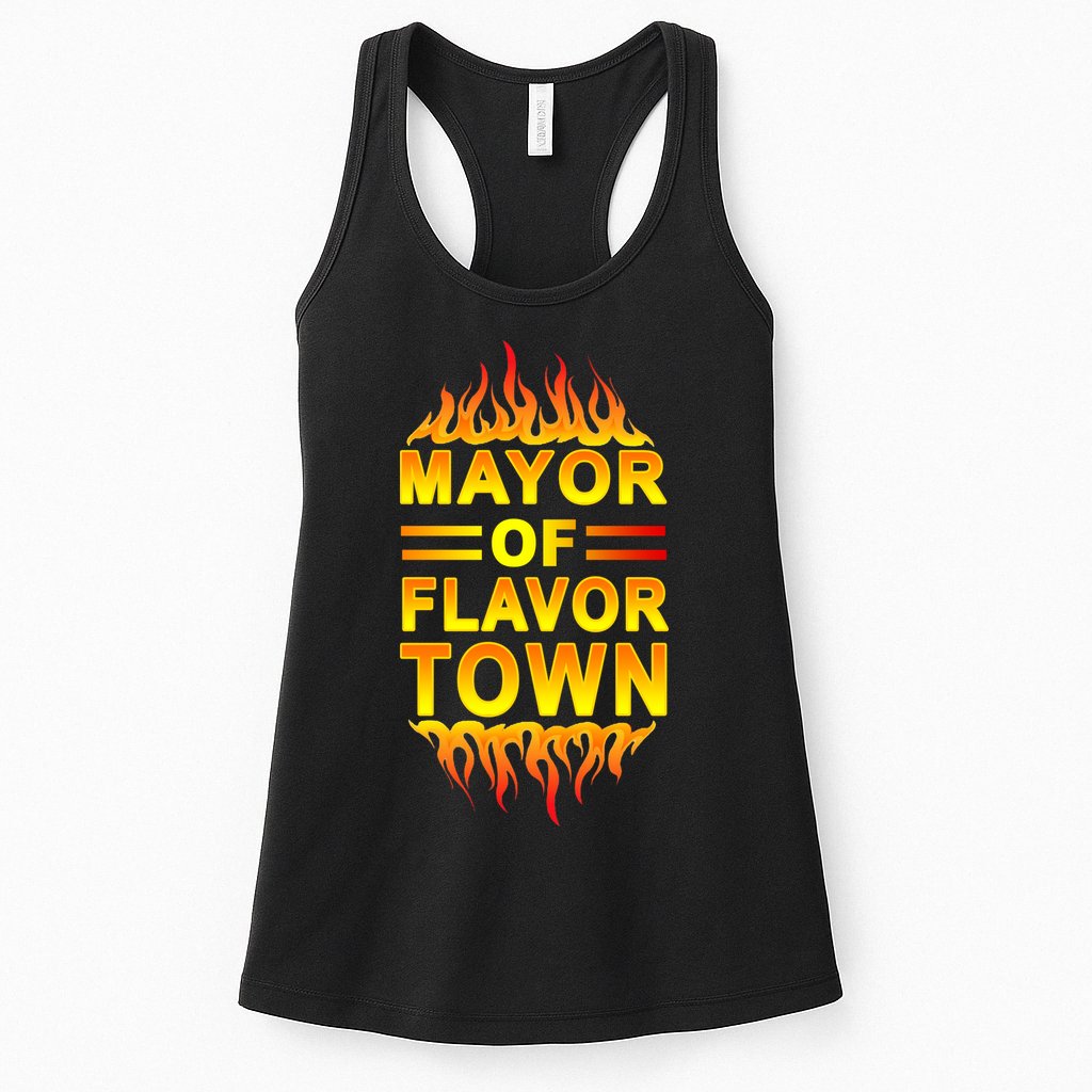 Mayor Of Flavor Town Womens Tank Top