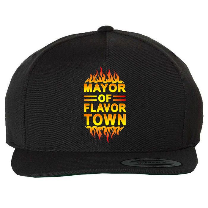 Mayor Of Flavor Town Wool Snapback Cap