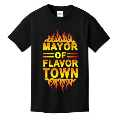 Mayor Of Flavor Town Kids T-Shirt