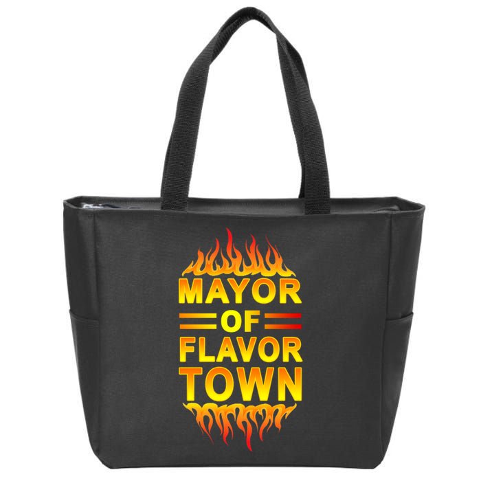 Mayor Of Flavor Town Zip Tote Bag