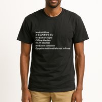 Media Offline Funny Sarcastic Video Editor Error Tall T-Shirt