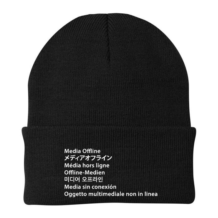 Media Offline Funny Sarcastic Video Editor Error Beanie
