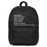 Media Offline Funny Sarcastic Video Editor Error 16 in Basic Backpack