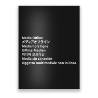 Media Offline Funny Sarcastic Video Editor Error Poster