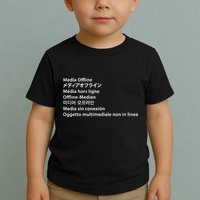 Media Offline Funny Sarcastic Video Editor Error Toddler T-Shirt