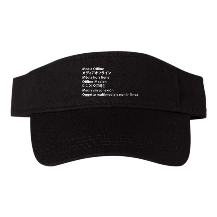 Media Offline Funny Sarcastic Video Editor Error Visor