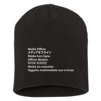 Media Offline Funny Sarcastic Video Editor Error Short Acrylic Beanie