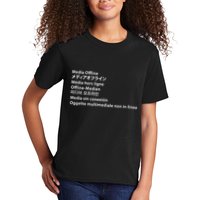 Media Offline Funny Sarcastic Video Editor Error Kids T-Shirt