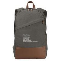 Media Offline Funny Sarcastic Video Editor Error Cotton Canvas Backpack